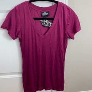 V neck short sleeve shirt